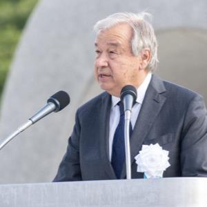 From Hiroshima, UN chief calls for global nuclear disarmament