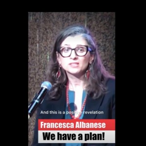 Featured Voice: Francesca Albanese: We have a plan!